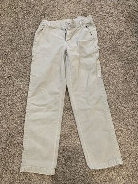 American Eagle Outfitters Light Gray Utility Pants